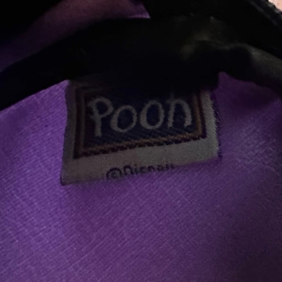 Vintage Disney Winnie Pooh Keychain Zipper Coin Purse Purple Pouch & Key Chain - Picture 6 of 7